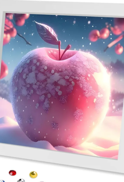 Diamond Painting Apfel